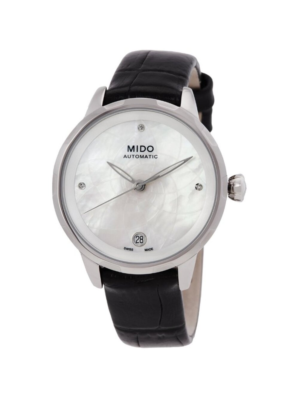 NWT Mido Rainflower Automatic Mother of Pearl Dial Ladies Watch